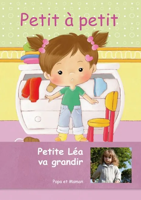 Livre Petit à petit (version fille) par CréerMonLivre
