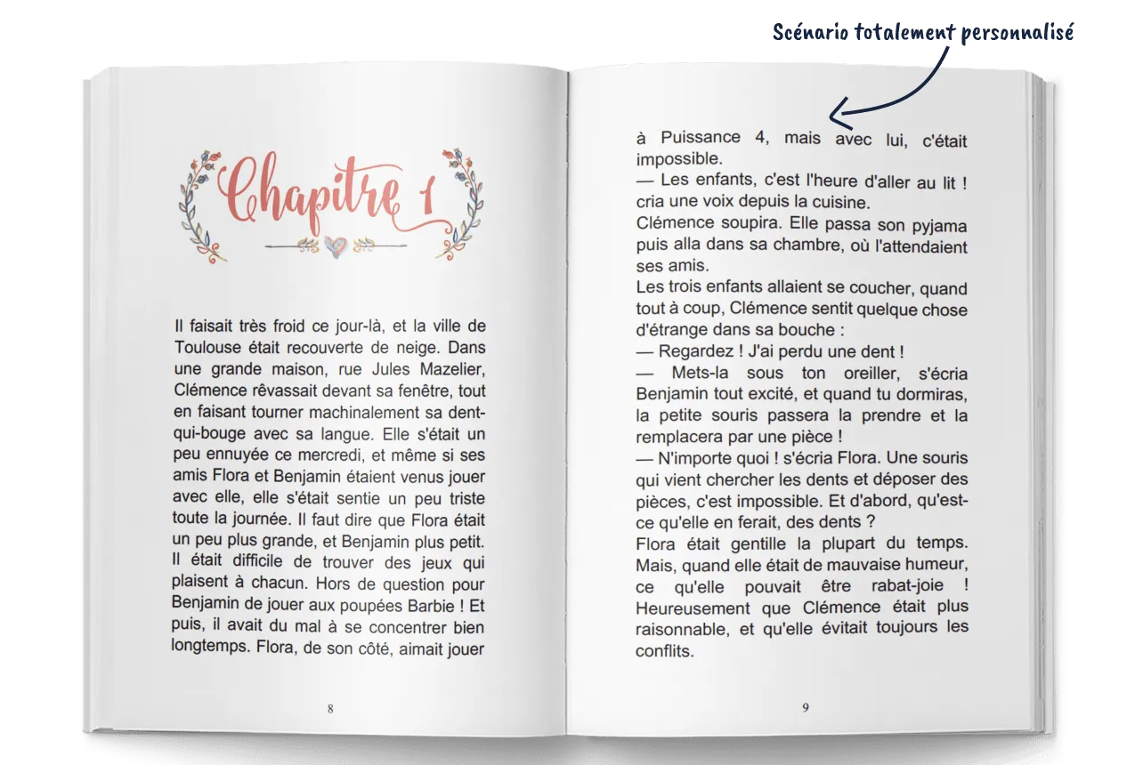 A la recherche de la dent perdue - Créez mon livre