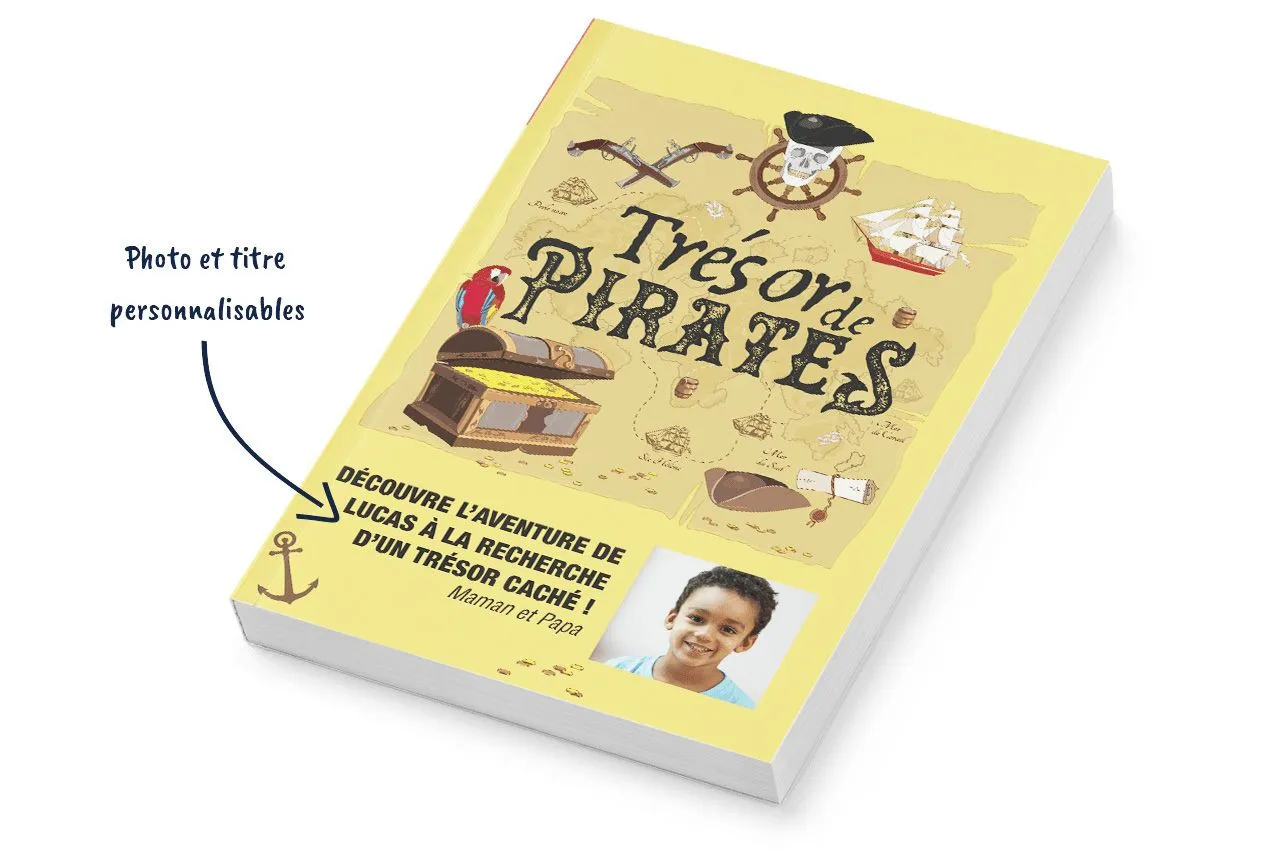Trésor de pirates - Créez mon livre