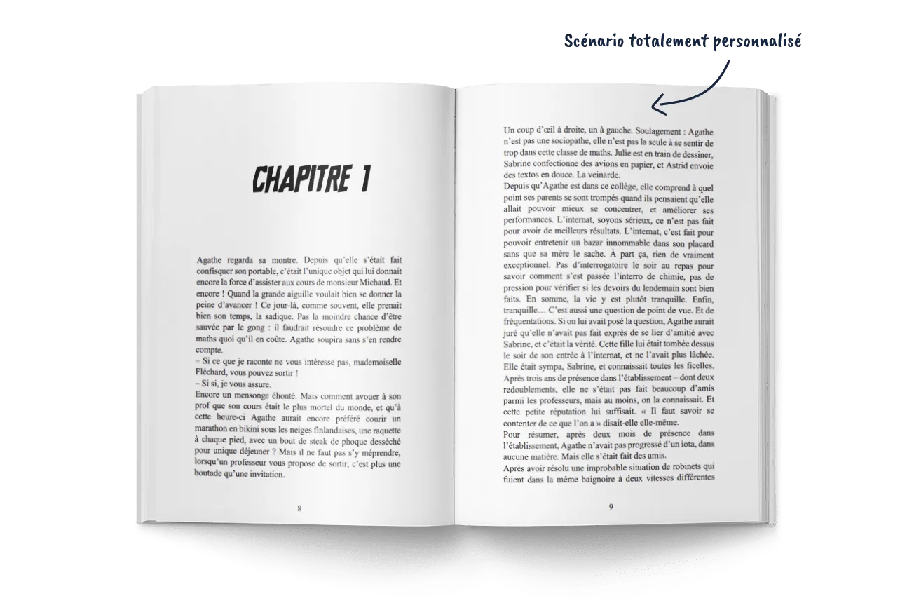 Le fantôme du collège - Créez mon livre