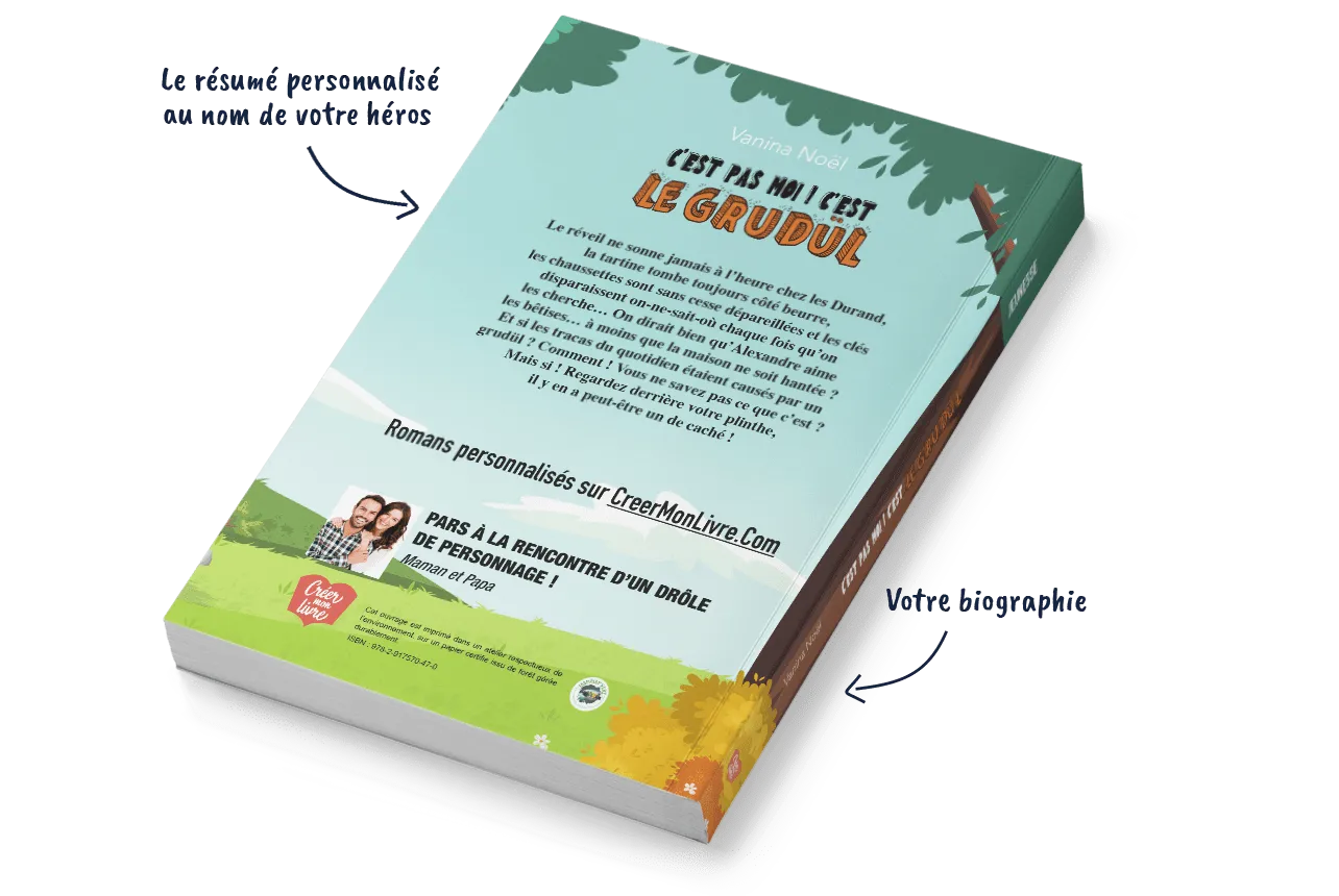 C'est pas moi, c'est le Grudül ! - Créez mon livre