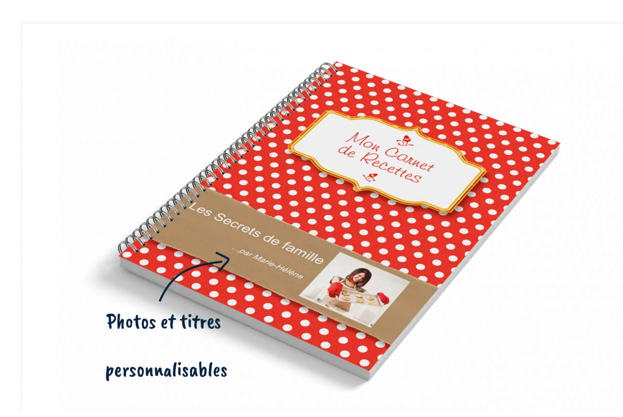 Créer son livre de recettes - Créez mon livre