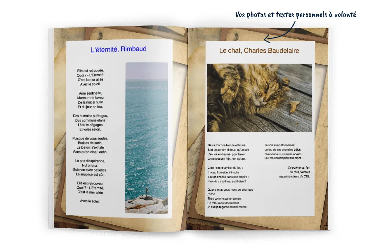 Créer son livre de poésies - Créez mon livre