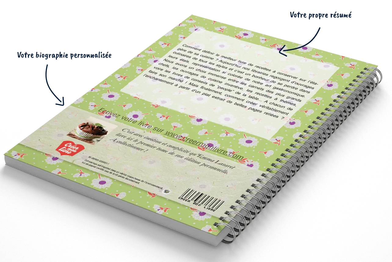 Faire son livre de recettes - Créez mon livre