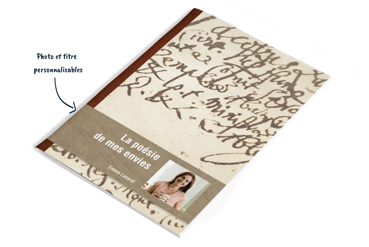 Faire son livre de poèmes avec photos - Créez mon livre