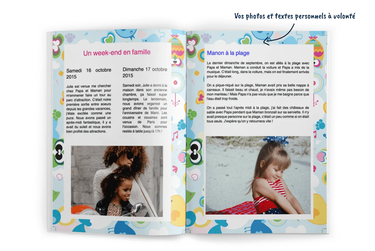Livre pour enfant - Créez mon livre