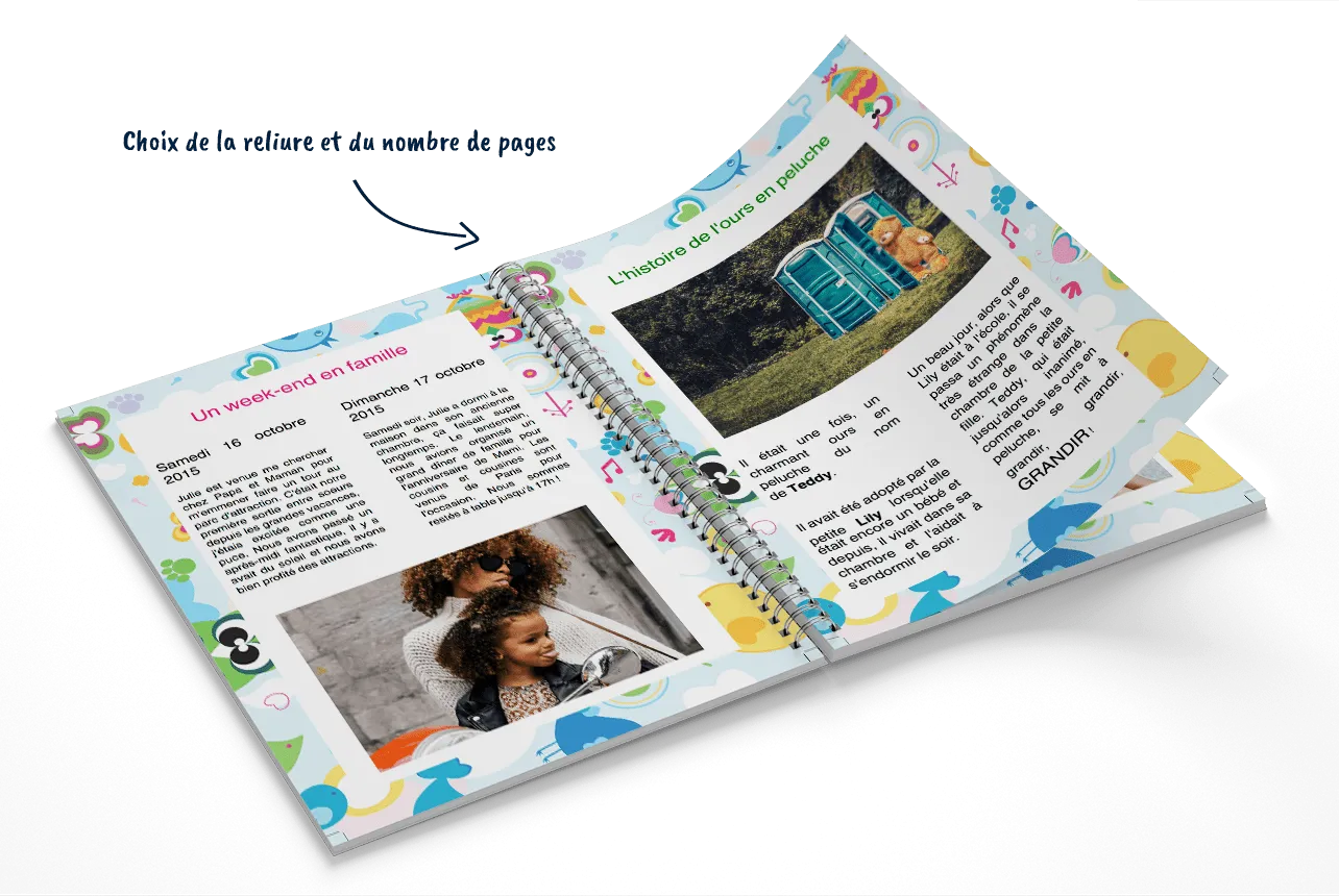Livre pour enfant - Créez mon livre