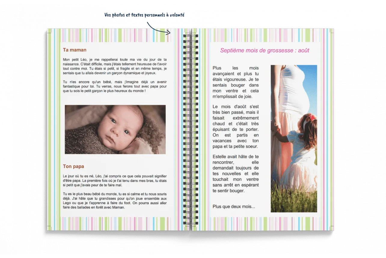 Livre de naissance personnalisé - Créez mon livre