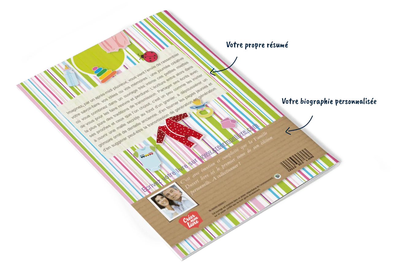 Livre de naissance personnalisé - Créez mon livre