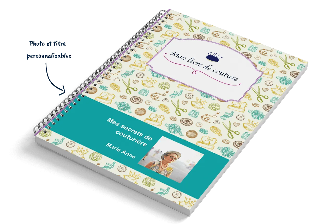 Cahier de couture - Créez mon livre