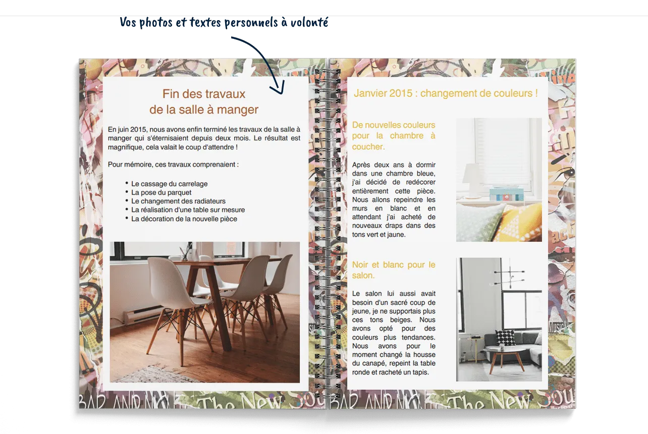 Cahier de bricolage - Créez mon livre